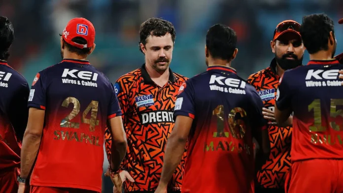 Sunrisers Hyderabad vs Royal Challengers Bengaluru Standings